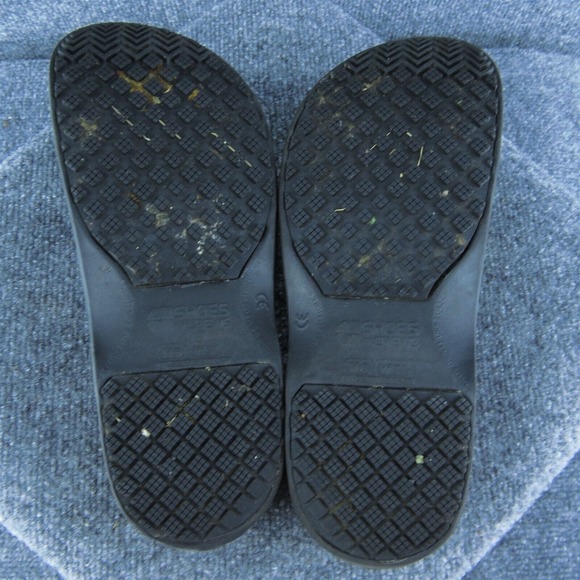 Shoes for Crews Men Clog Shoes Black Synthetic Slip On Size 9 Medium - Picture 7 of 9